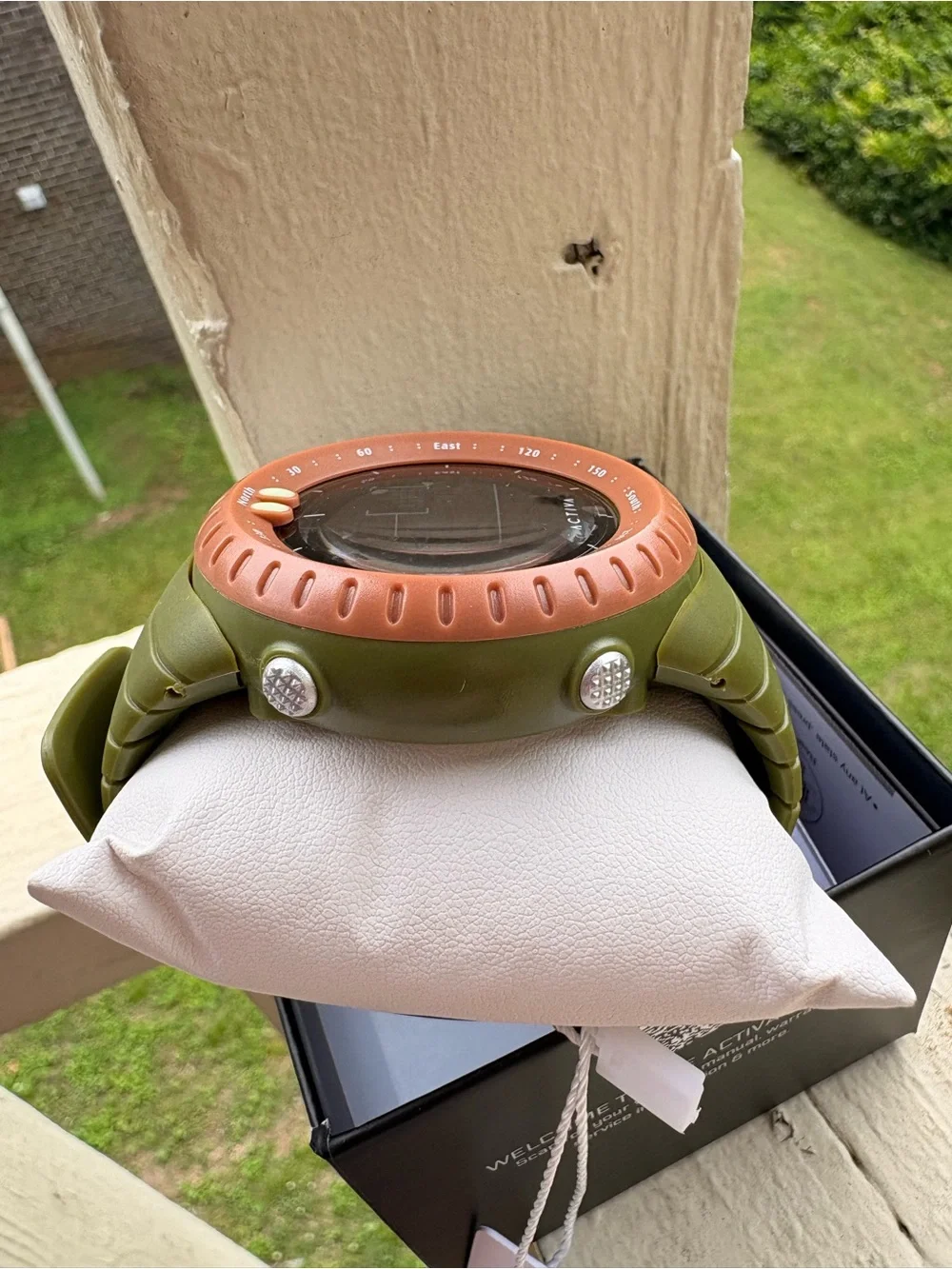 Activa Olive Green & Copper Outdoor Digital Watch